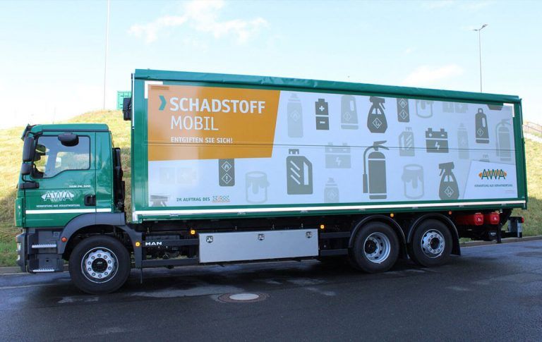 Schadstoffmobil am 27.6.26 nur bis 14:00 Uhr beim DSB
