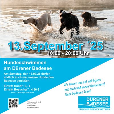 1. Hundeschwimmen am Dürener Badesee