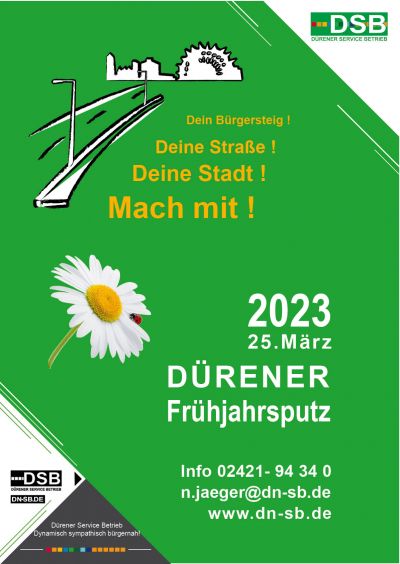 Dürener Frühjahrsputz am 25.März 2023